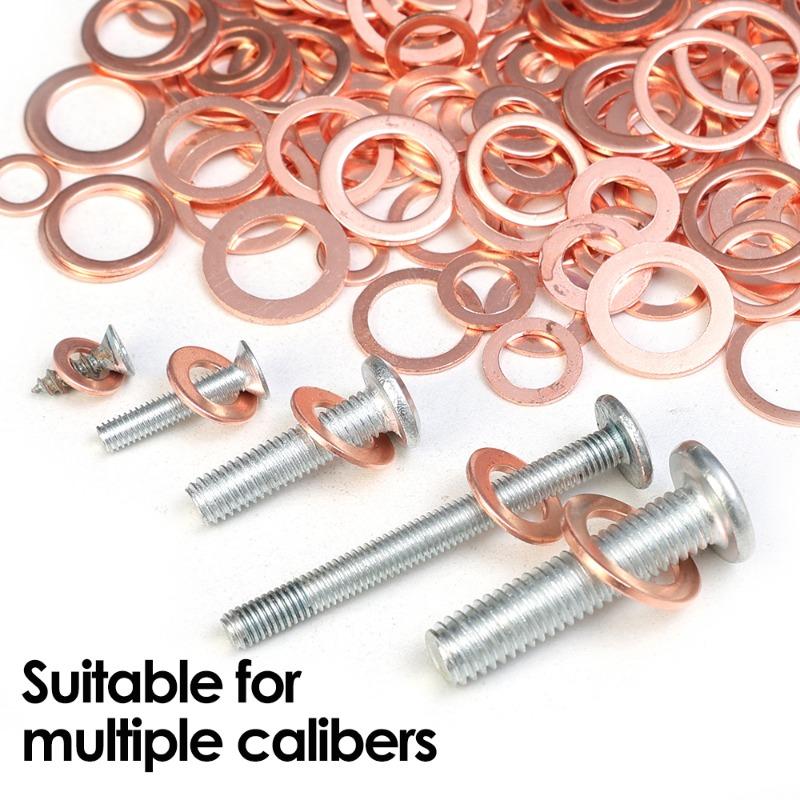 Фиолетовая медная уплотняющая твердая прокладочная коробка используется для масляной нижней заглушки корпуса О-образной подушки фиксированных автомобильных аксессуаров