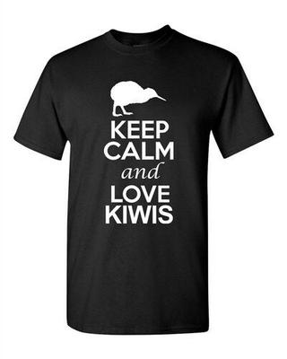 Городские рубашки Keep Calm And Love Kiwis Bird Animal Lovers Dt Футболки для взрослых Футболка