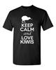 Городские рубашки Keep Calm And Love Kiwis Bird Animal Lovers Dt Футболки для взрослых Футболка