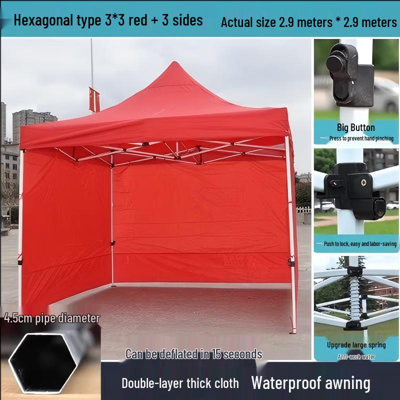 Heavy-Duty Folding Outdoor Pop-Up Canopy