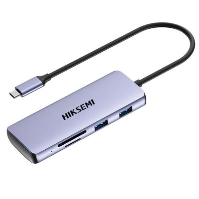 HIKSEMI USB-хаб PD 100 Вт 4K HDMI USB x USB совместимый Совместимый с Type-C 8-в-1 зарядка, вывод, 3.0 3, 2.0, SD/TF MacBook/Windows/Android