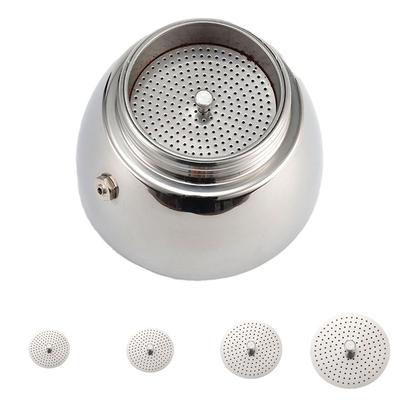Часть кофейника Moka для домашнего офиса, кофейный бар 2 4 6 9 чашек из нержавеющей стали