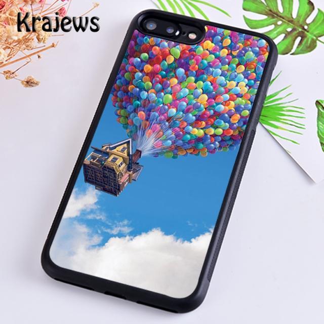 Krajews Арт с воздушным шаром Мягкий чехол для телефона для iPhone 17 Air 16 15 14 plus 11 12 13 pro max Plus coque Fundas