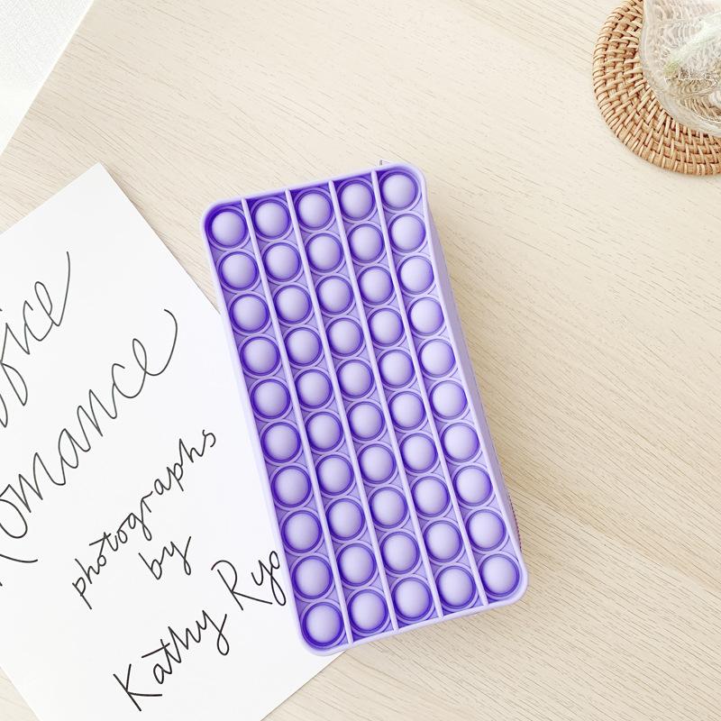 20 см пенал Push Bubble Toy Pop It Autism Squishy Stress Reliance Toys Обучающий пенал Антистресс Непоседа игрушки Подарки