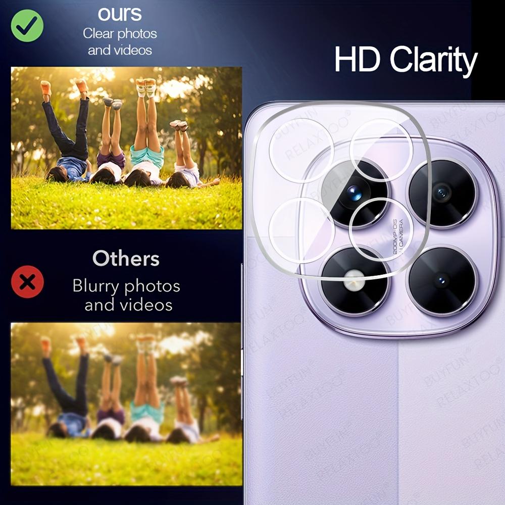 [3+3] 6 шт. HD прозрачное закаленное защитное стекло для экрана + стеклянная пленка для объектива камеры для Xiaomi Redmi Note 14 4G Note 14 5G 14C POCO C75 Note14 5G 6IN1 стекло