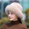 Модная меховая шапка женская повседневная шапка