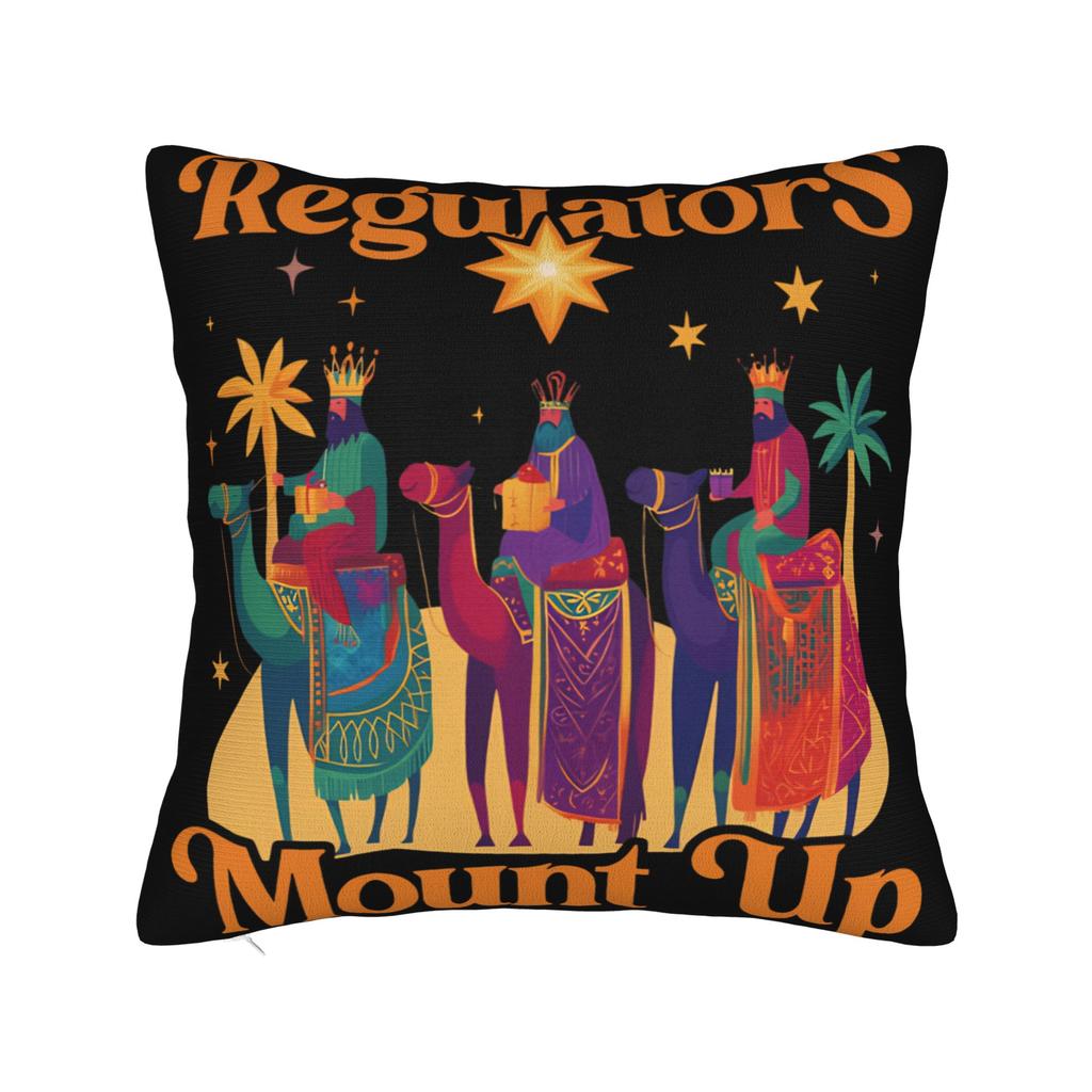 Día de los Reyes Magos Epifanía Three kings Pillow Cover Printed Cushion Cover Decor Throw Pillow Case Cover Home Multiple Sizes
