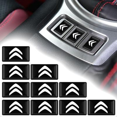 Наклейка-значок на центр руля автомобиля из углеродного волокна Для C1 C3 C4 C5 C6 2CV VTS Picasso Cross Cactus RD3 C4L DS3