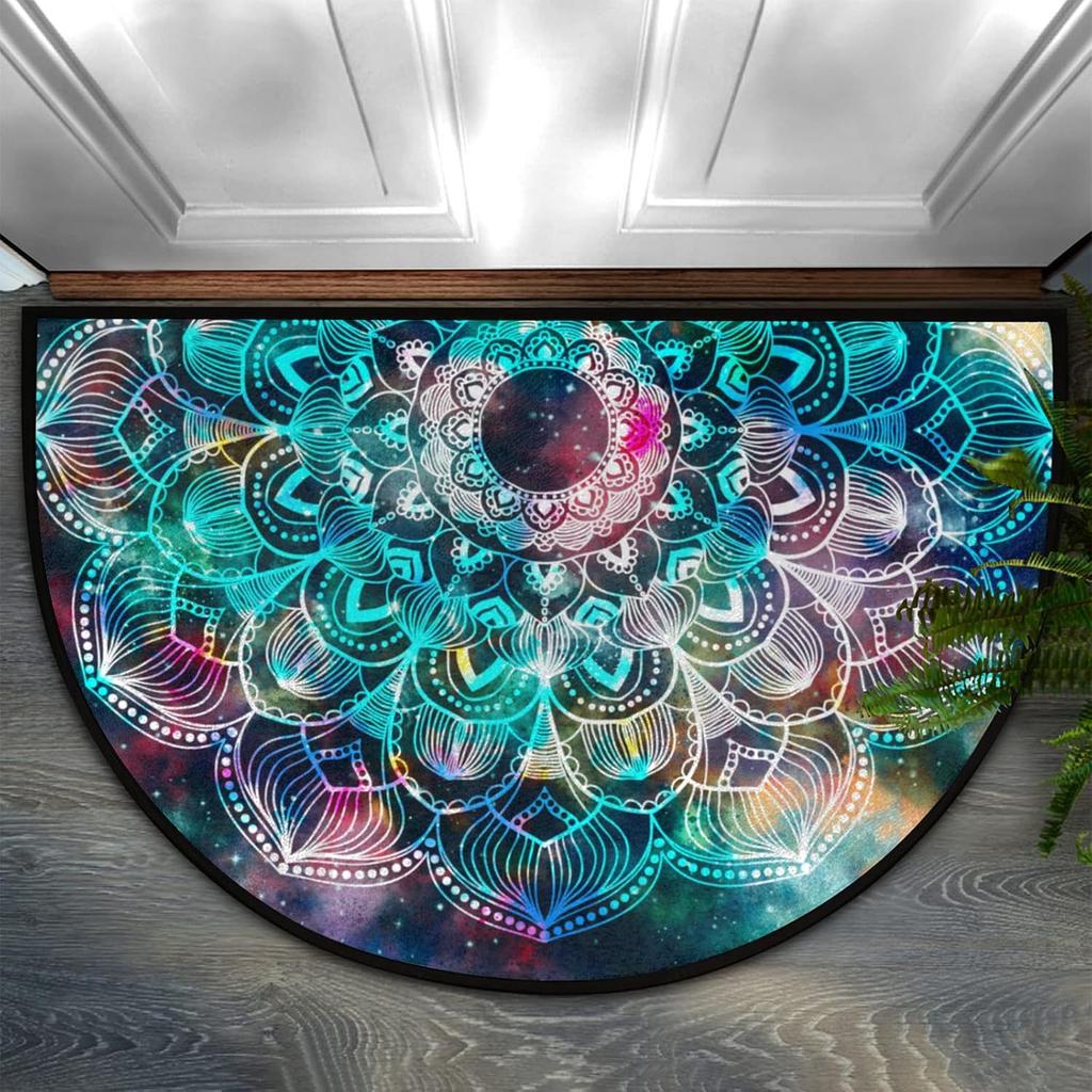 Богемный коврик для пола Домашний этнический стиль Коврик для входной двери Износостойкий и грязеотталкивающий коврик для пола