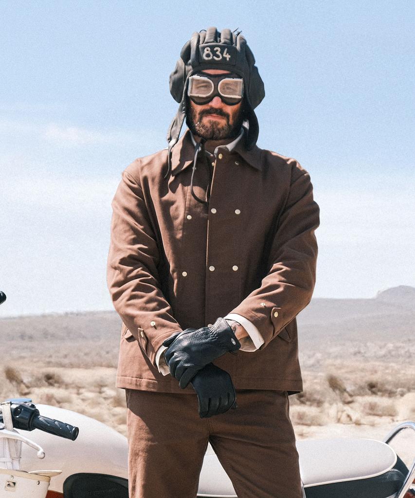 Vdr Track Mechanic Jacket [Coca Mocha]