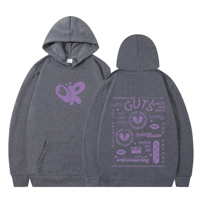 Sour Guts Vampire Hoodie Мужская и женская одежда Модные винтажные толстовки с капюшоном Большие толстовки Уличная одежда