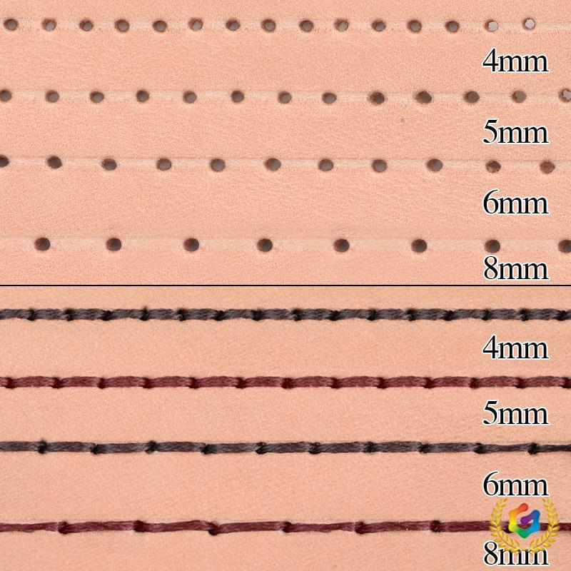 Ручной DIY Пробойник для Кожаного Ременья - Круглый Рядный Инструмент