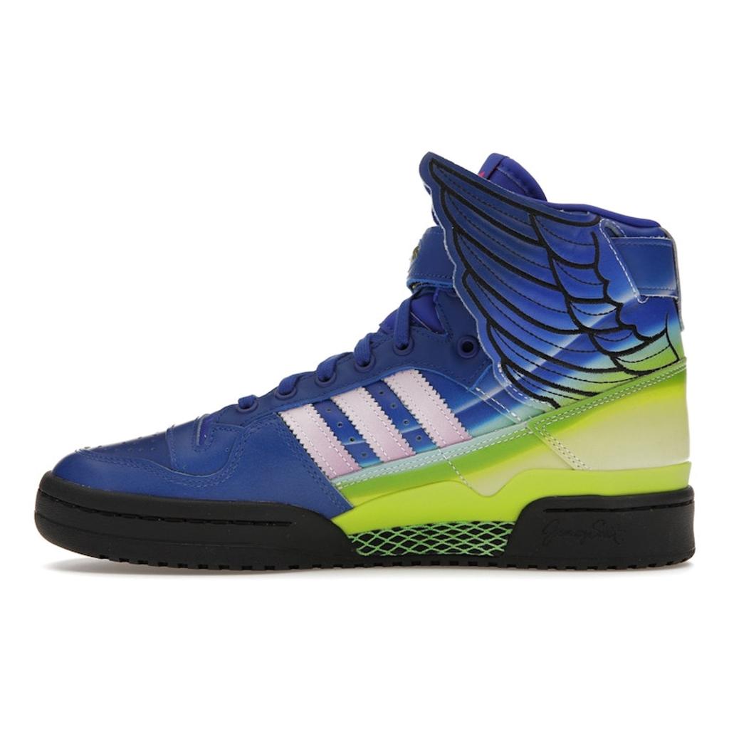 Jeremy Scott X Adidas Forum Wings 4.0 Motorsport Unisex Sneakers Blue Bold-Blue Shock-Pink GY4421