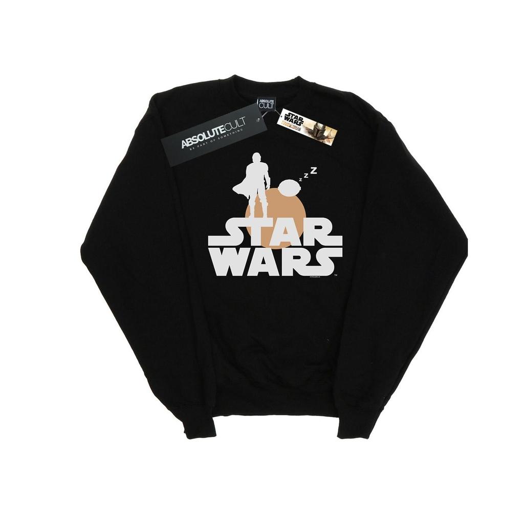 Star Wars Mens The Mandalorian Mando And The Child Silhouette Sweatshirt
