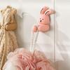 Wall-mounted Bunny Toothbrush Holder Cartoon Sundries Storage Rack  Bathroom