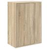 Wall Mounted TV Cabinet Set 4 pcs Sonoma Oak Engineered Wood