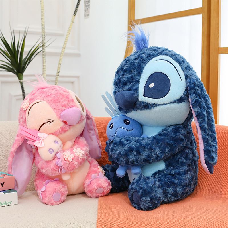 Stitch Anime Plush Doll Soft Rose Velvet Stuffed Animal Gift For Collectors