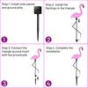 Садовые светильники Flamingo на солнечных батареях, ландшафтные светильники на солнечных батареях, светильники для дорожек, украшения газонов, декор двора