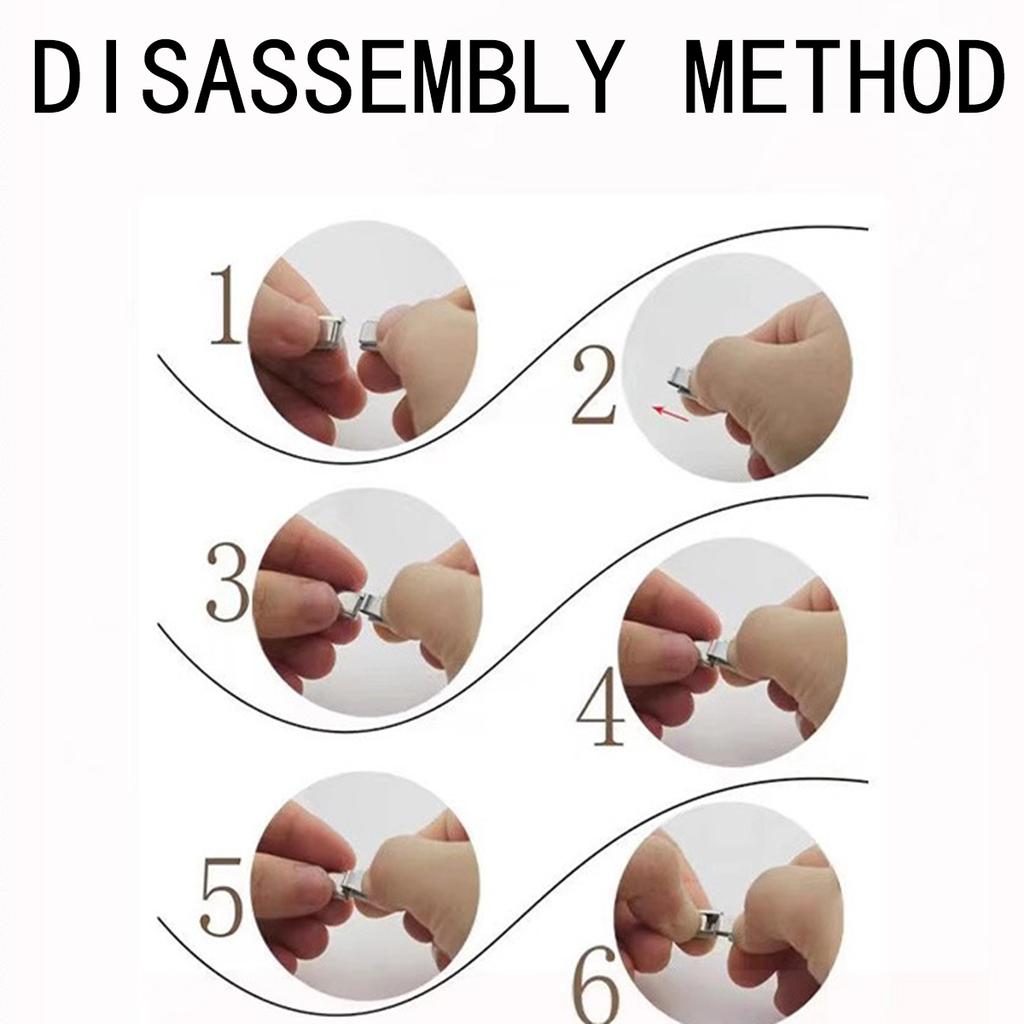 10 шт. Горячий креативный сращивающийся браслет своими руками, мужской браслет из нержавеющей стали, женский браслет, модный браслет
