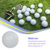 Golf Balls Driving Soft Texture Rubber Sports Simple Style Practice Ball Training for Outdoor Indoor Sport Beginner