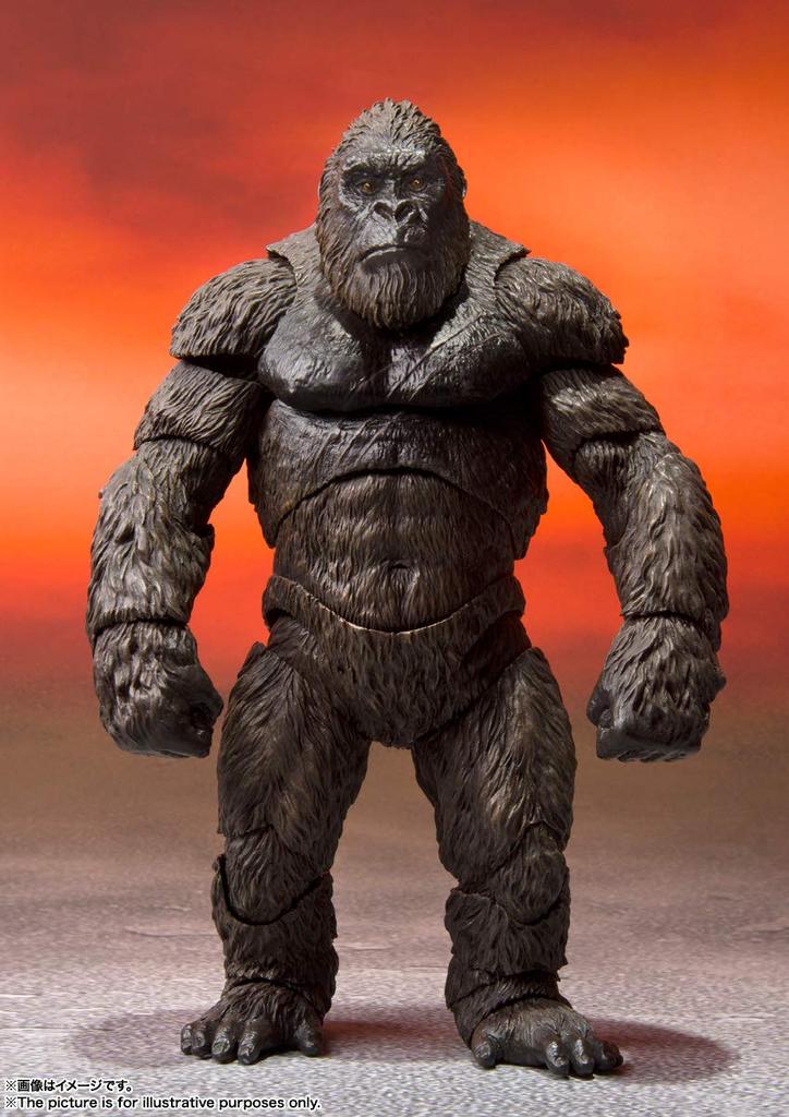 TAMASHII NATIONS Monster Arts KONG FROM GODZILLA KONG 145mm Painted Movable Figure S.H. VS. (2021) Approx. PVC&ABS
