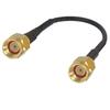 Pigtail SMA-RP plug / SMA-RP plug RG174 20cm