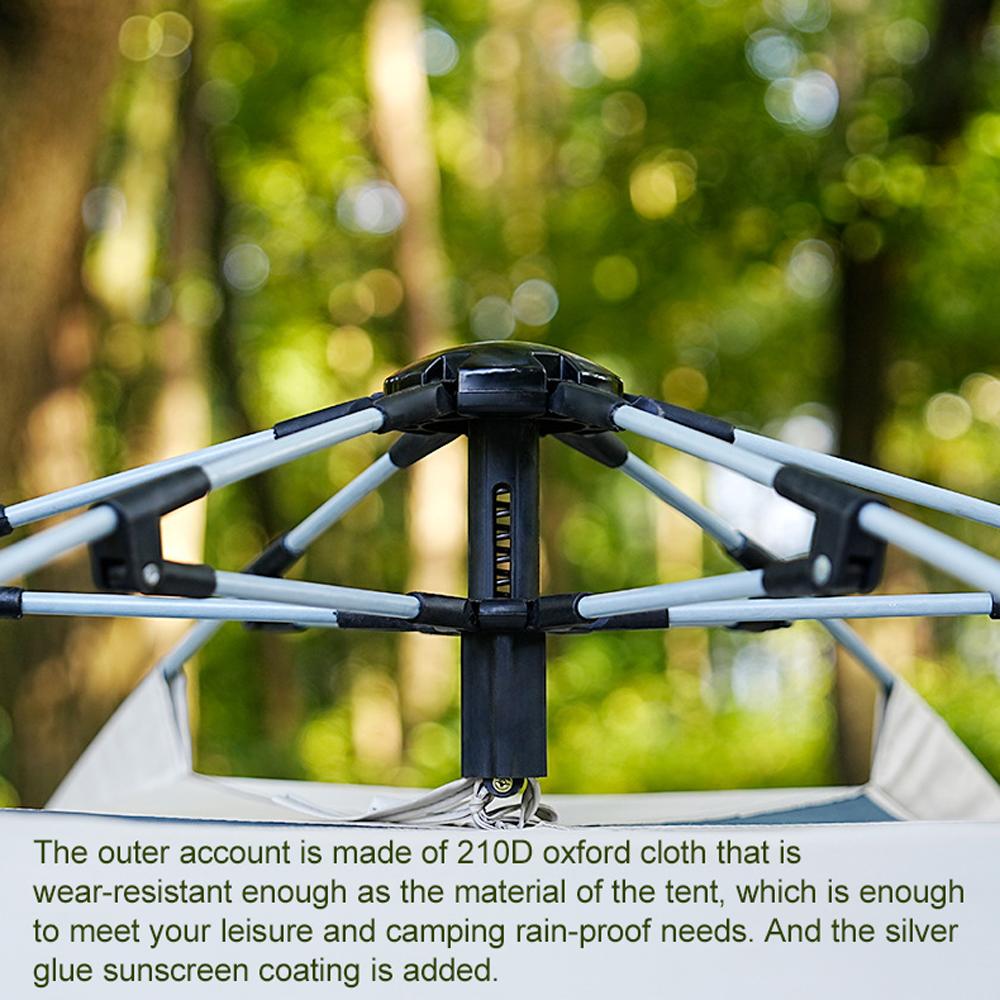Автоматическая быстро открывающаяся палатка для кемпинга, пикника, водонепроницаемая, солнцезащитная, семейная, мгновенная