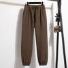 Sweatpants Children's Large Size Winter New Loose Drape Tied Feet Casual Velvet Warm