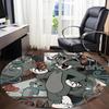 1pc Tom Jerry Office Round Area Rug, Under Office Chairs Bedroom Living Room Home Decor, Room Deco, Available in Various Sizes098