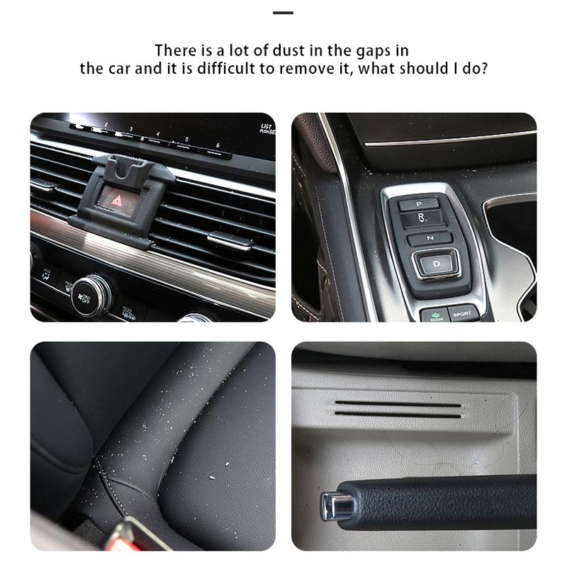 AJFJ2 Car 2 In 1 Car Interior Cleaning Brush Dust Tool For Citroen C6 2CV VTS DS5 RD3 Cross C8 C-Elysee C15 C4L Spacetourer CelyseeC6