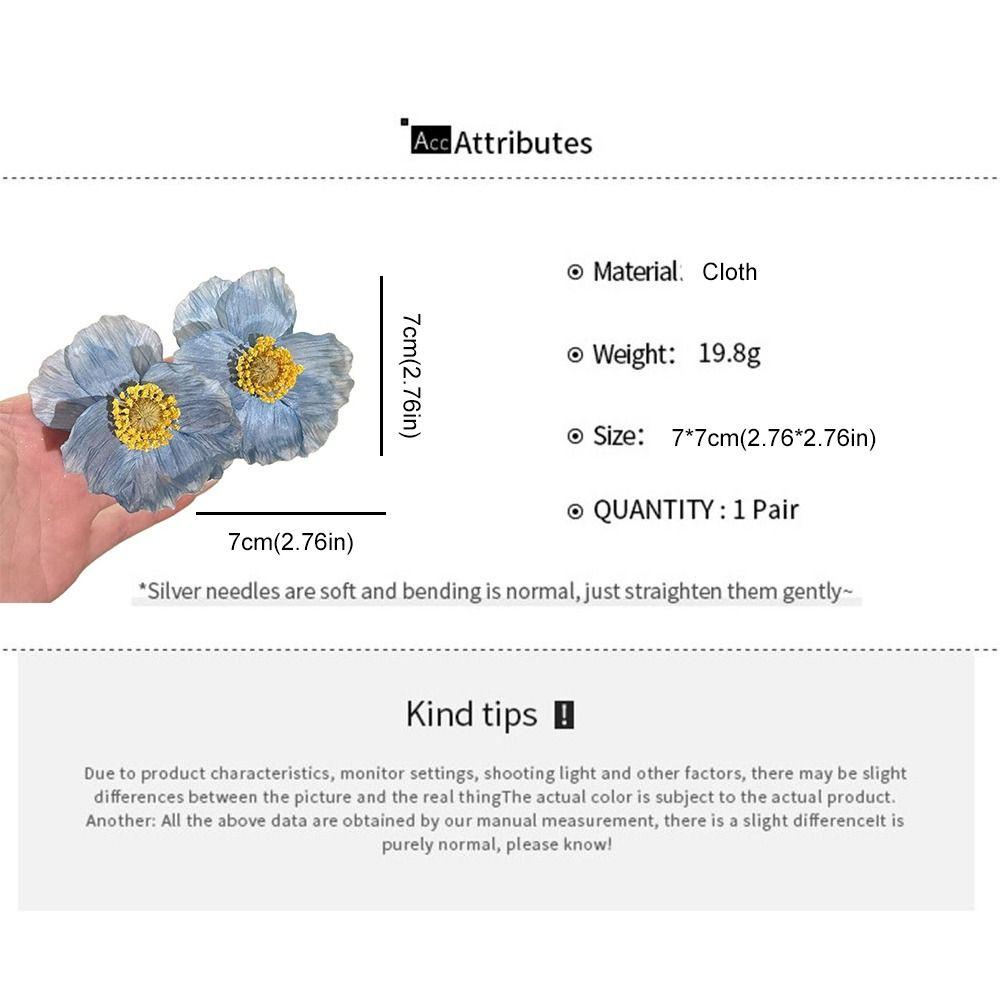 Элегантные серьги-цветы, преувеличенные крупные женские украшения, новые серьги-гвоздики в виде лепестков для женщин/девочек
