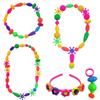 108/188/308pcs Multi-shaped DIY Handmade Beaded Kit Toy Educational Jewelry Making Toys  Kids
