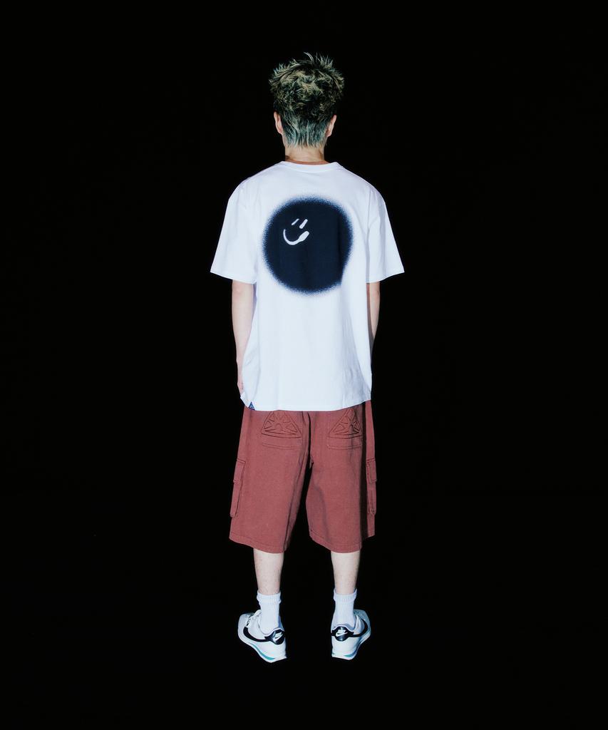 ISTKUNST Blur Smiley Ball Tee_White(Ik2Emmt502A)