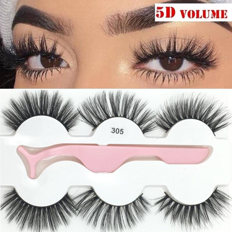 8/20 пар 15-20 мм натуральные 3D накладные ресницы набор для макияжа норковые ресницы наращивание норковые ресницы