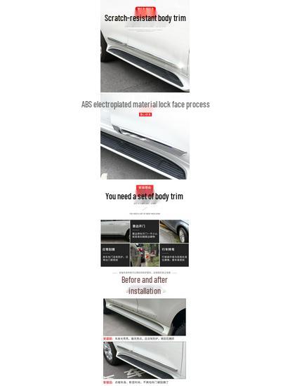 Декоративная накладка на дверь Land Cruiser LC200 (2008-2021) - Устойчив к царапинам и столкновениям