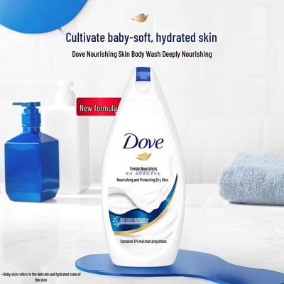 Гель для душа Dove Глубокое питание с ароматом розы
