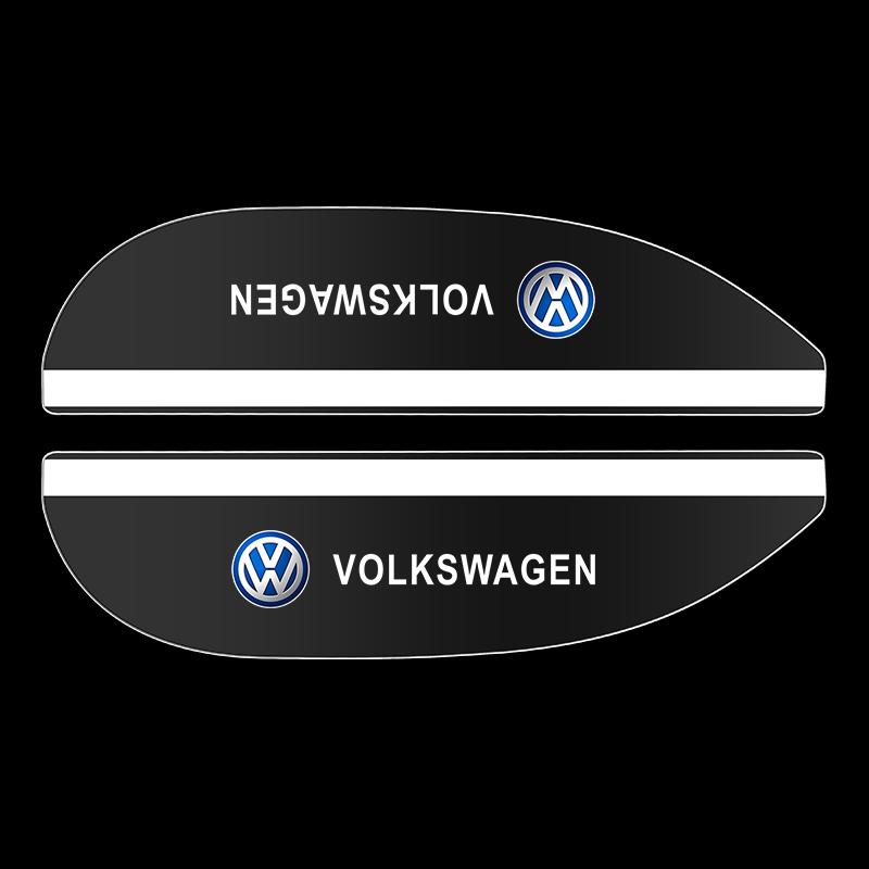 Для VOLKSWAGEN VW Козырек от дождя на зеркало заднего вида автомобиля Защитный козырек от дождя на зеркало заднего вида автомобиля Козырек от солнца на зеркало заднего вида Для Volkswagen VW Polo Tig