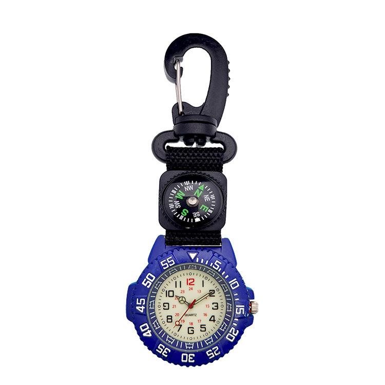 Компас для альпинизма, подвесные часы для отдыха на природе, подвесные часы с нейлоновым ремешком, хронограф для работы и учебы