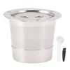 Coffee Capsule Filter Reusable Refillable Stainless Steel 3 Hole Coffee Capsule Cup