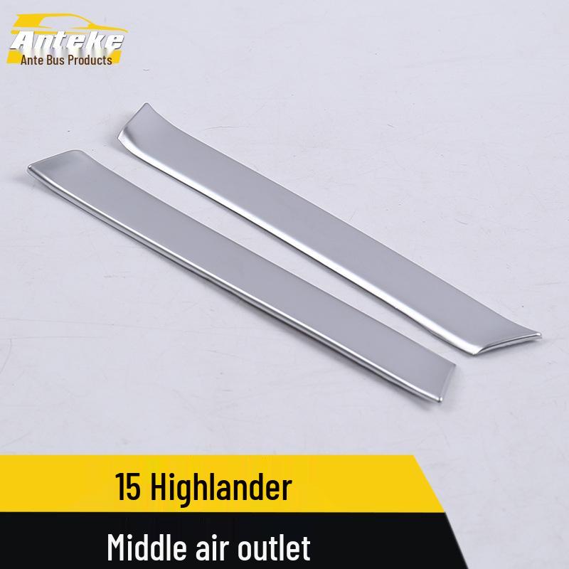 Накладка на центральный воздуховод Highlander с пайетками и декоративная рамка кондиционера для центральной консоли для 15 моделей