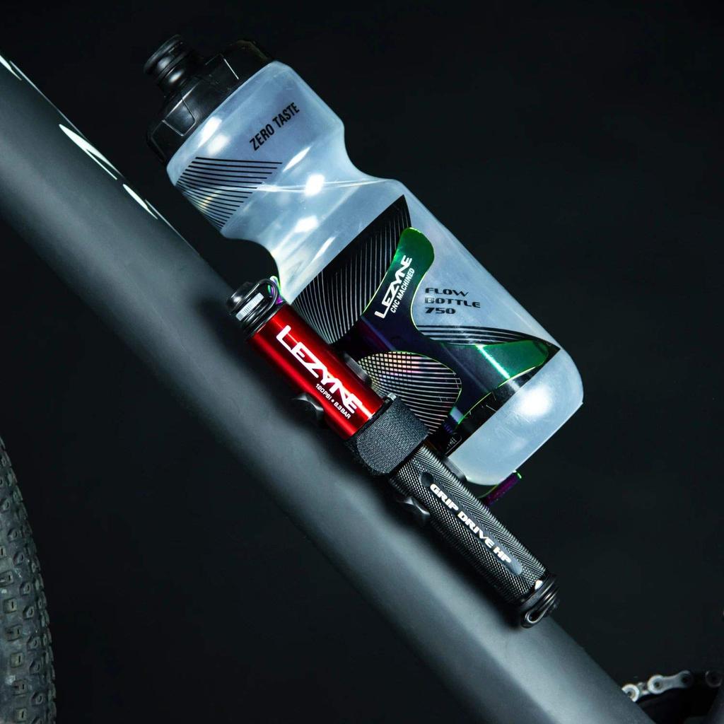 [Официальный японский продукт] LEZYNE GRIP DRIVE HP S Велосипедный ручной насос, Портативный, Подходит для Presta и Schrader 120 psi/8,3 бар, Компактный, Высокая жесткость, и