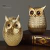 Сова Украшение Скандинавский стиль Художественная статуэтка Совы Современный декор полки Фигурка Совы из смолы Украшение книжной полки