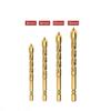 High Hardness Cross Hex Tile Drill Bits Precision Drilling Eccentric Drill  Metal Marble
