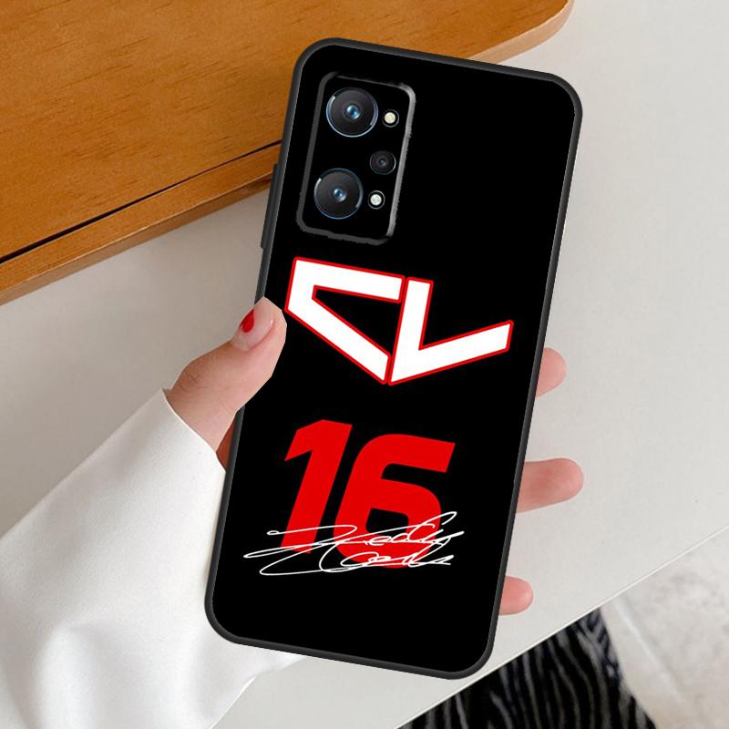 Чехол Charles Leclerc 16 для Realme 11 12 Pro Plus 10 9 GT5 GT Neo 6 C25s C21Y C30 C31 C33 C35 C51 C53 C55 C67