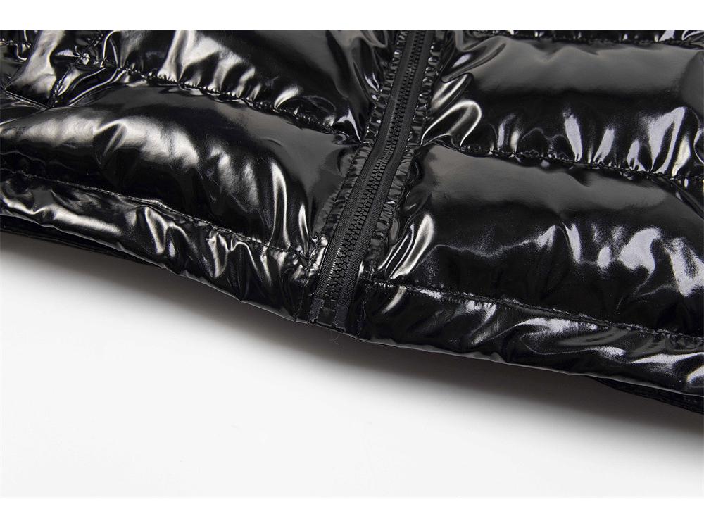 Стильная черная куртка Trapstar из ПУ кожи с отстегивающимся капюшоном - Утепленная хлопковая парка для пары В наличии