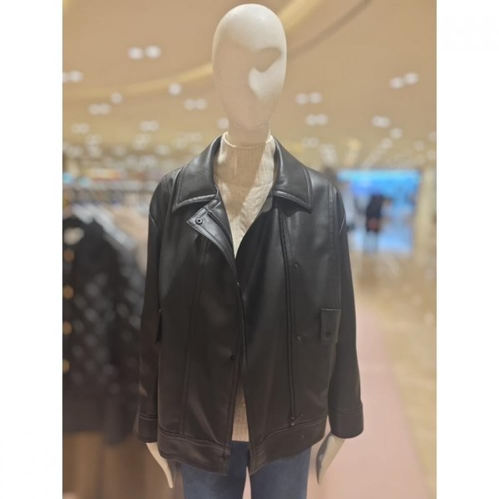 Cc Collect. Stand Collar Leather Blouson Jacket C261psf511c