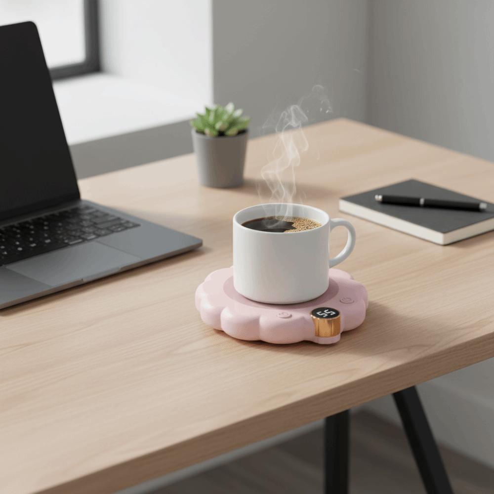 Регулируемая температура Термостатическая подставка Защита от сухого горения Электрическая нагревательная подставка для чашки Общежитие
