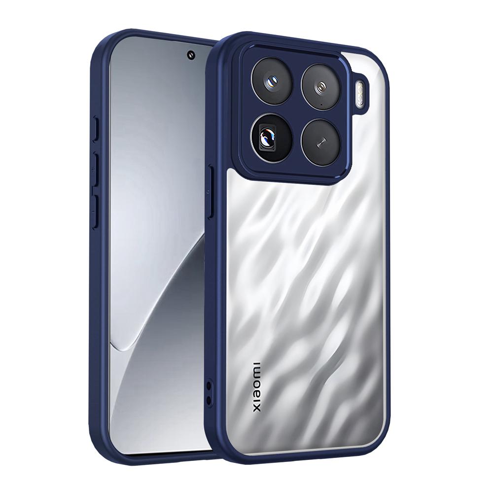 KEYSION Прозрачный чехол для телефона для Xiaomi 15T 15T Pro 5G Мягкий силикон+ПК Прозрачная противоударная задняя крышка для телефона для Xiaomi 15T Pro