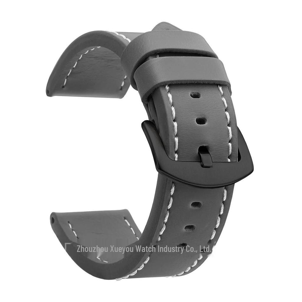 Genuine Leather Watch Strap - Universal Fit, Quality Assurance, Available In 18mm, 20mm, 22mm, and 24mm Sizes