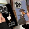 Забавный мультяшный гусь Игровой чехол для телефона с покрытием для Xiaomi Poco X5 X6 X7 X8 Pro Max F8 Ultra F7 M8 M7 M5S Redmi 15C 15 14C 13C 13 X3